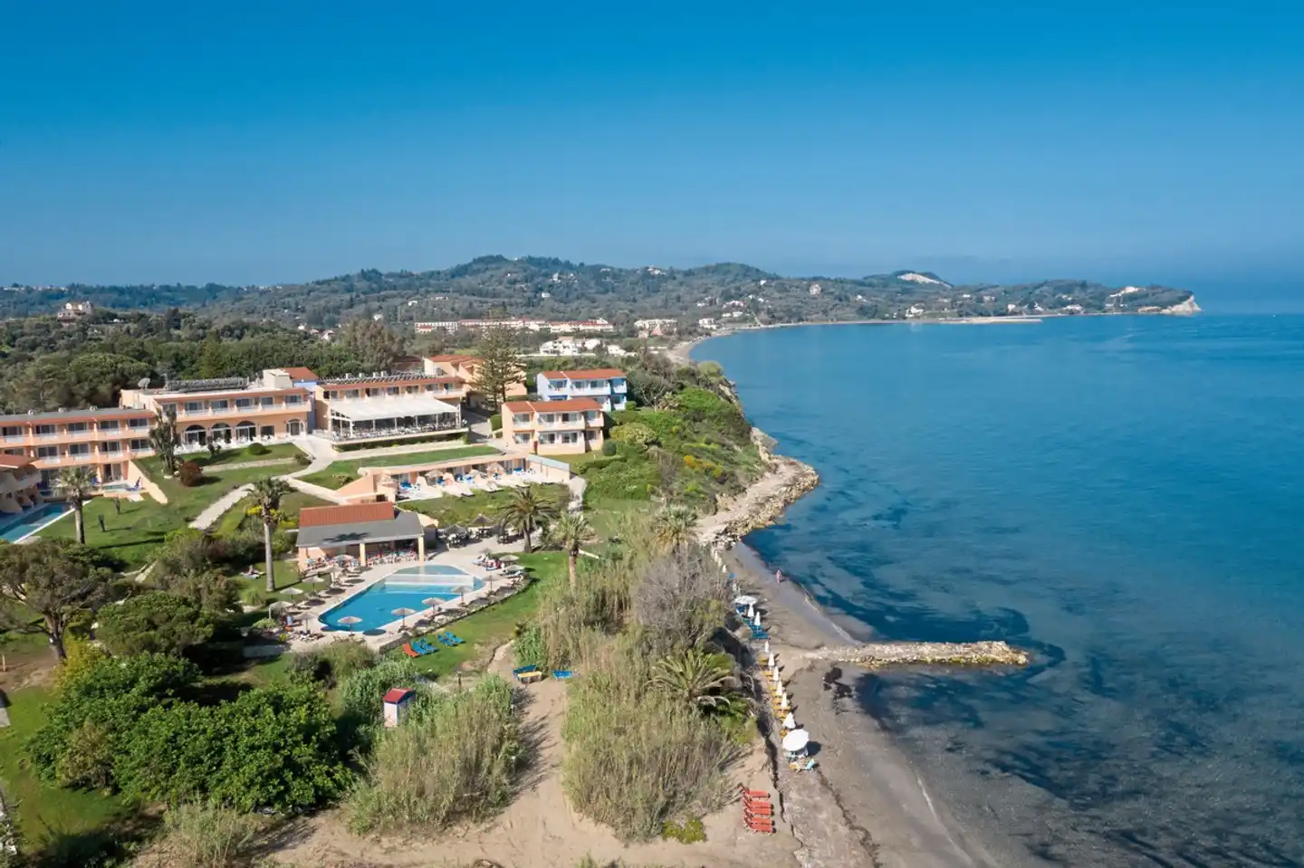 Ibiscus Hotel Corfu Aussenansicht