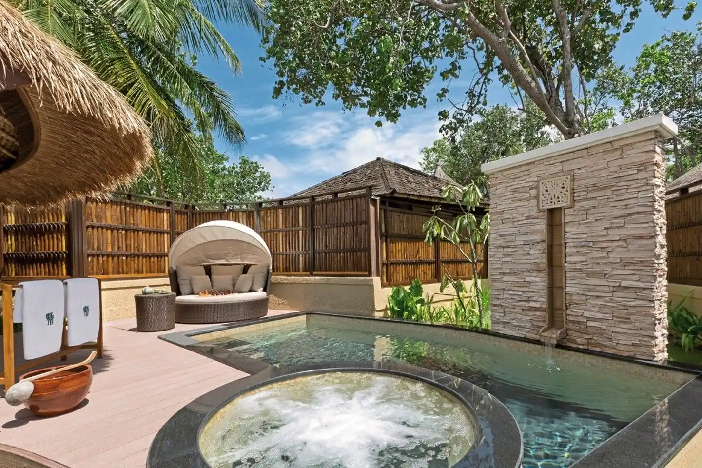 Banyan Tree Vabbinfaru Terrasse