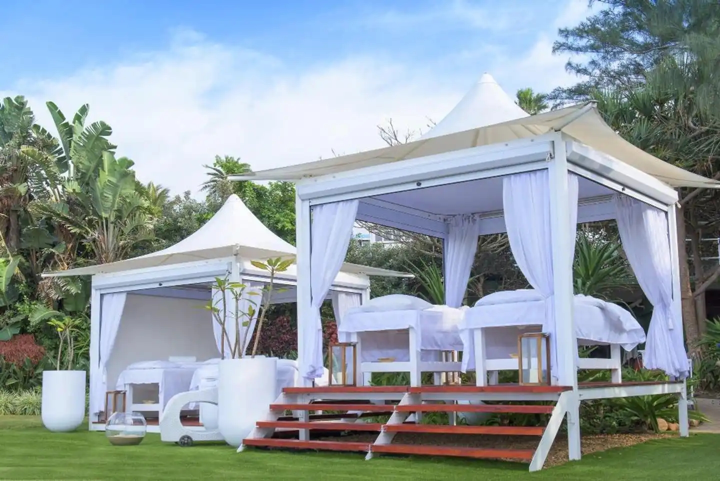Beverly Hills Hotel Terrasse