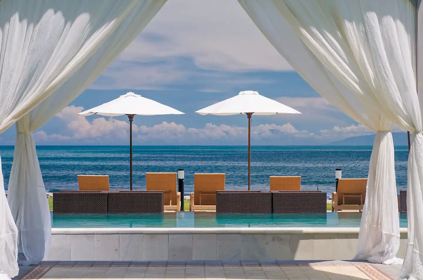 Bali Garden Beach Resort Terrasse