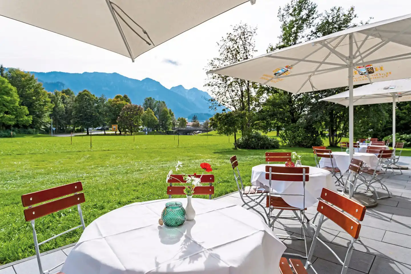Das Wiesgauer - Alpenhotel Inzell Terrasse