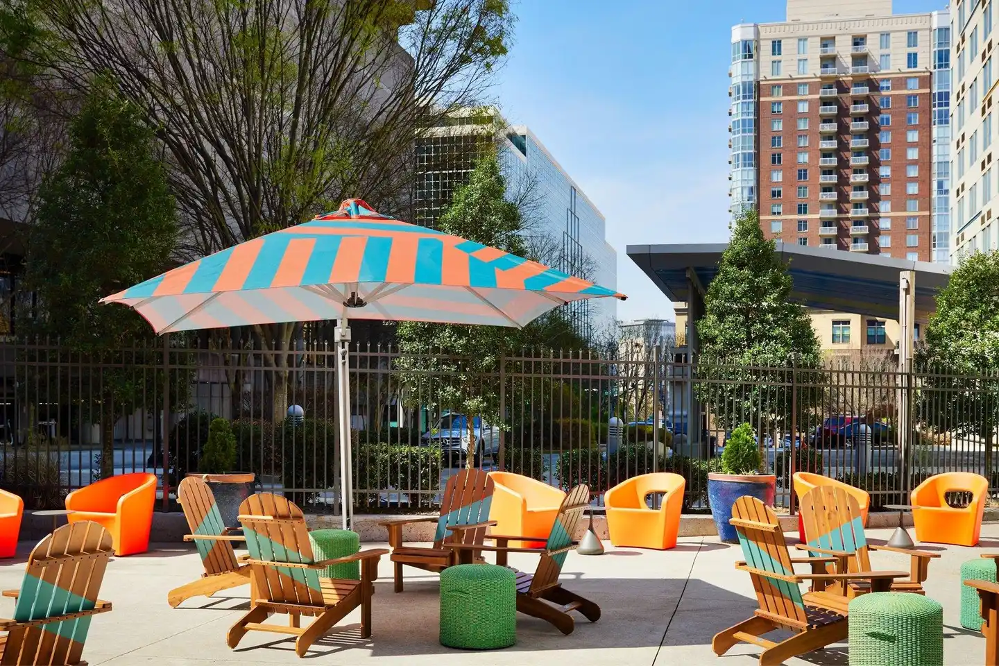 Aloft Atlanta Downtown Terrasse