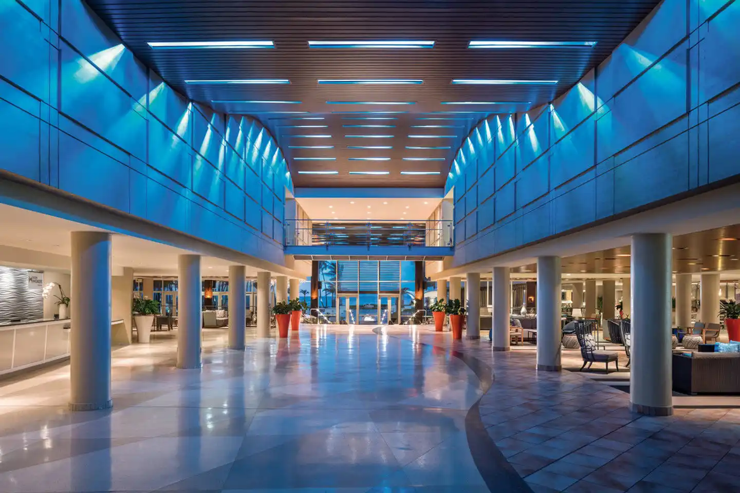 Caribe Hilton Hallenbad