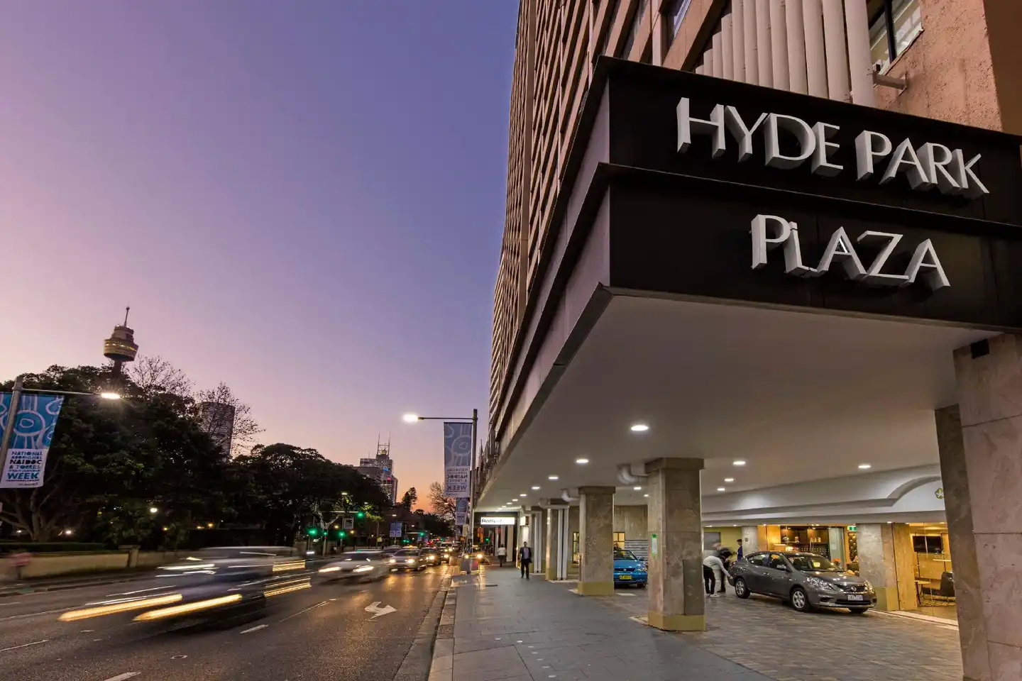 Oaks Sydney Hyde Park Suites Aussenansicht