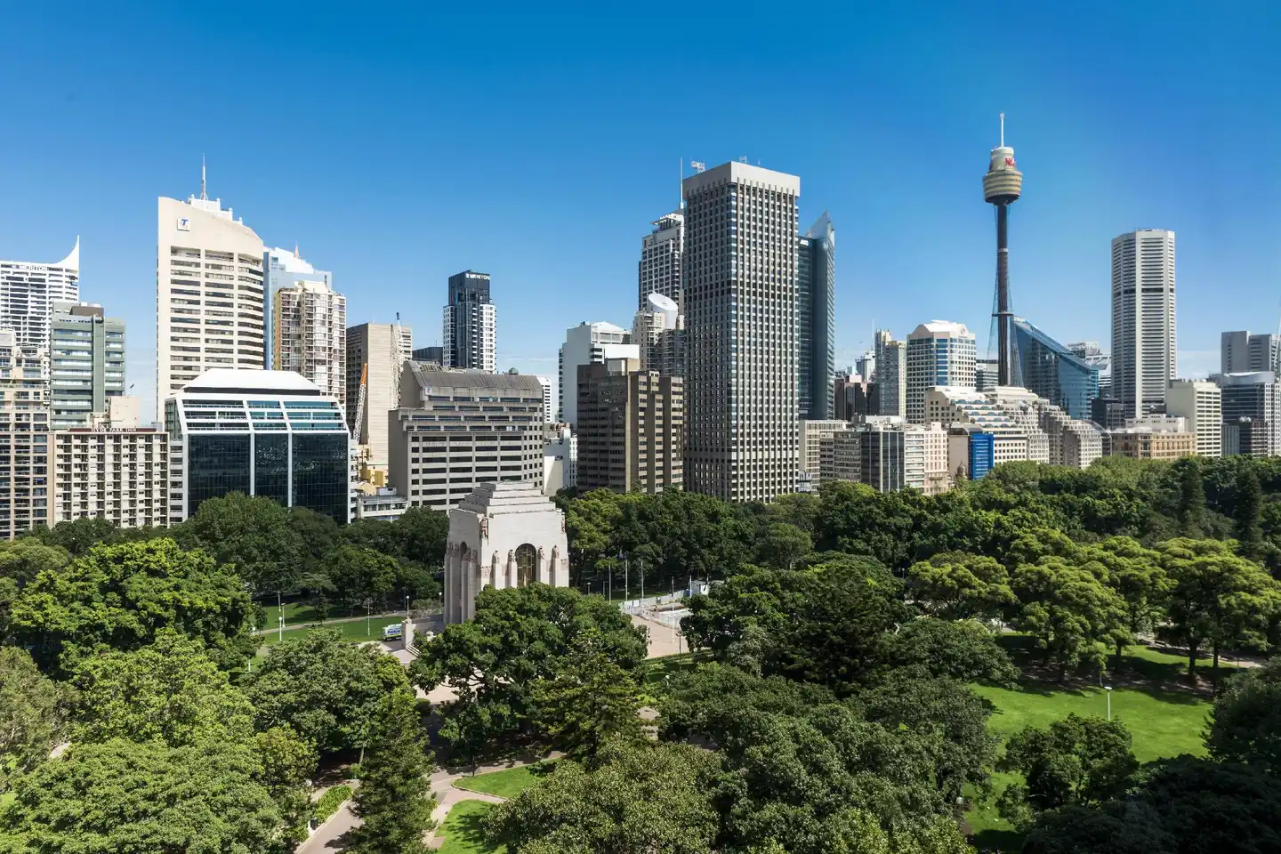 Oaks Sydney Hyde Park Suites Aussenansicht