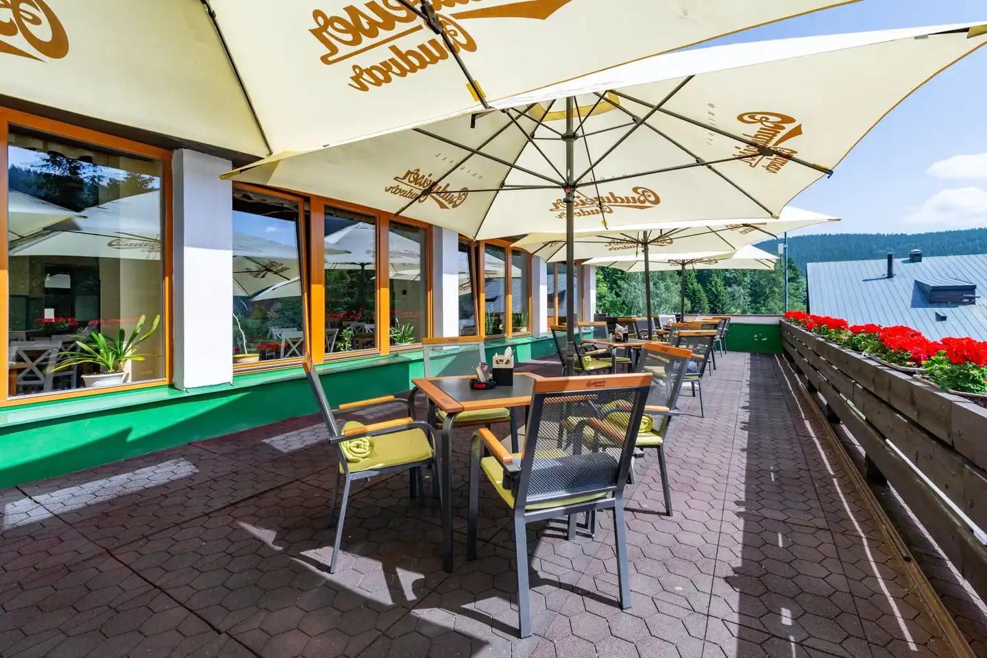 Parkhotel Harrachov Terrasse