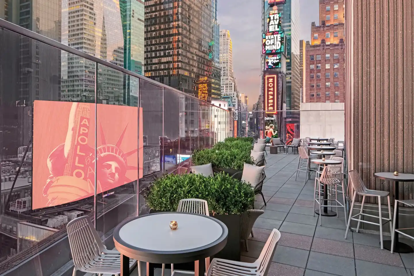 New York Marriott Marquis Badezimmer