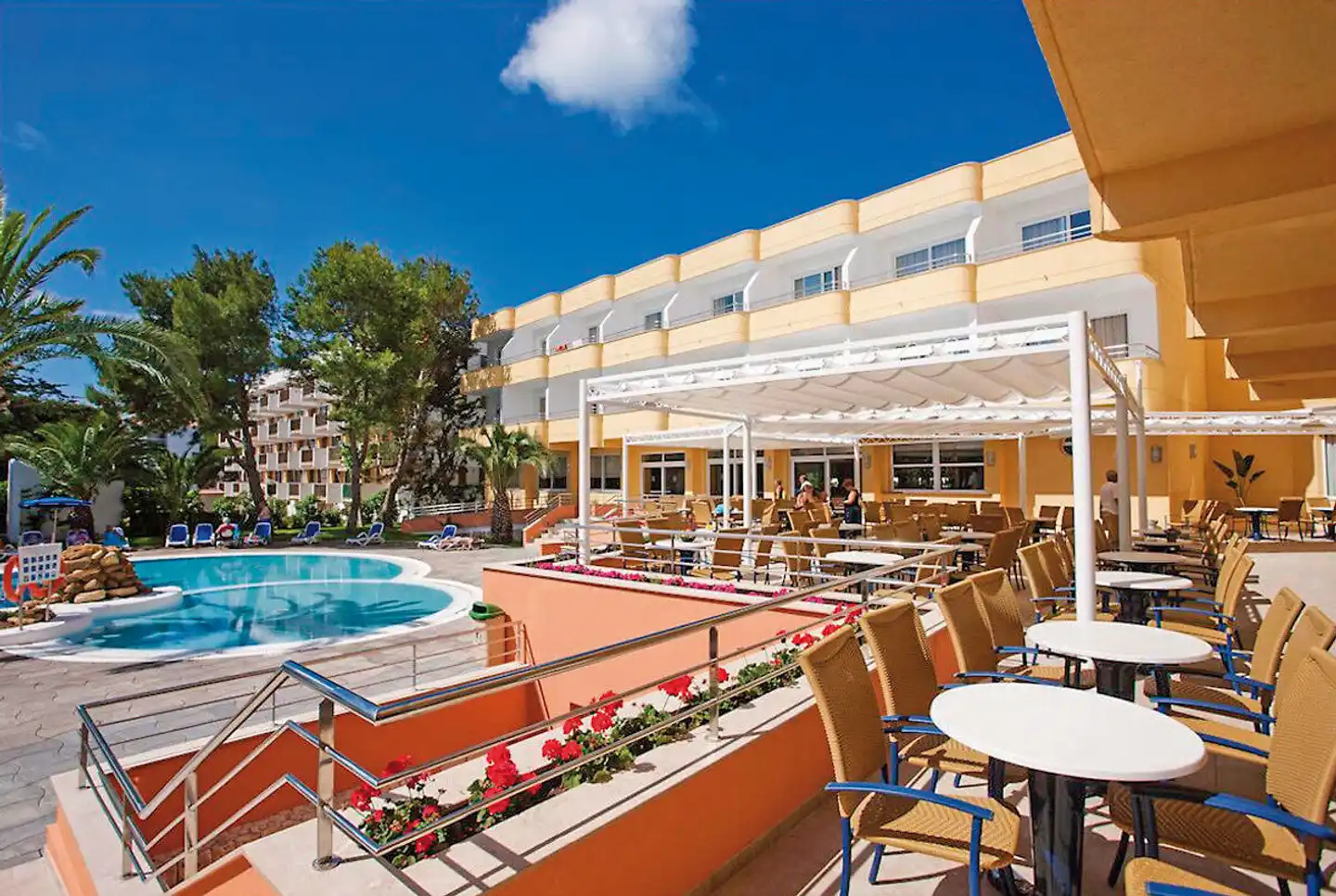 Sagitario Playa & Spa Terrasse