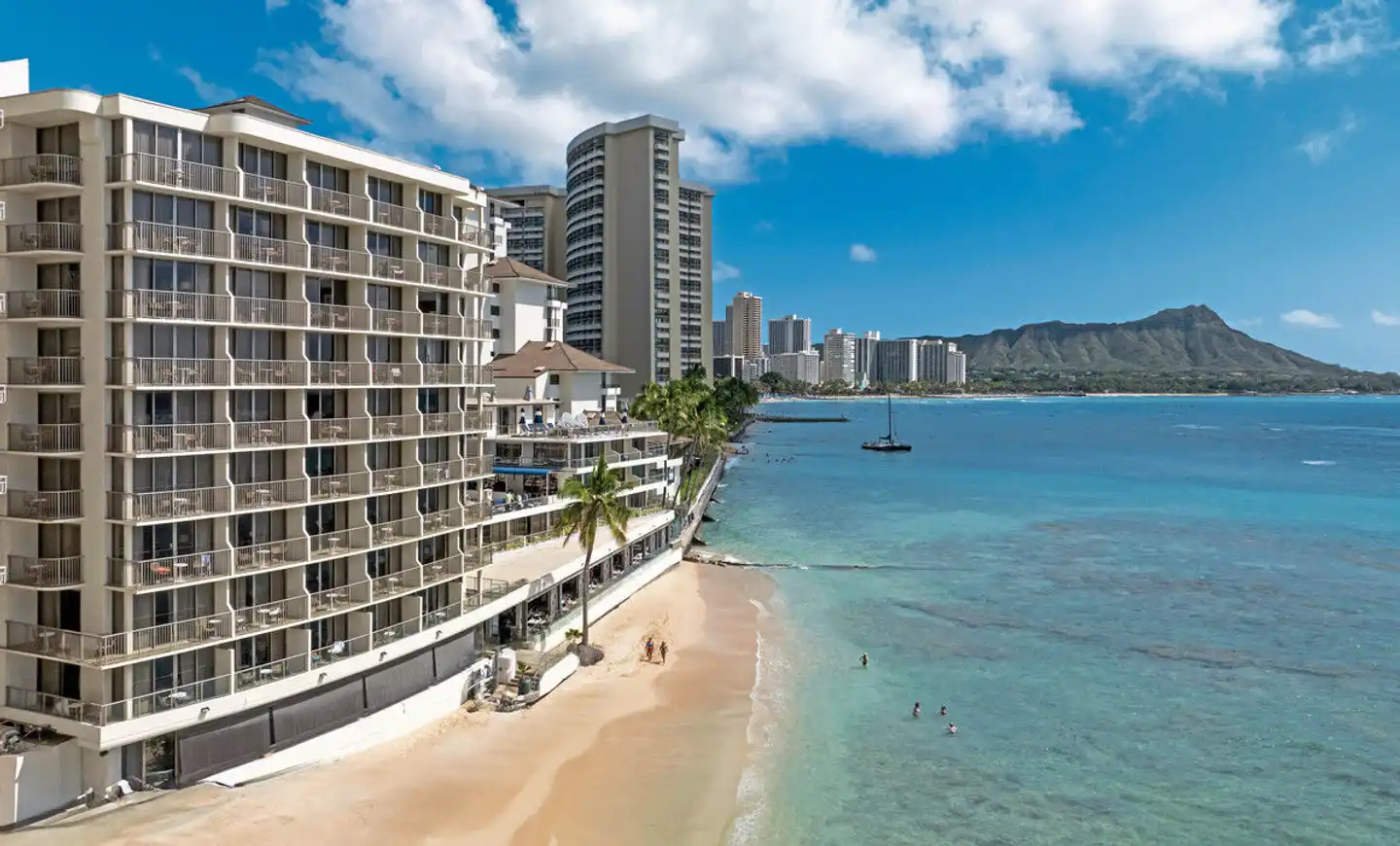 Outrigger Reef Waikiki Beach Resort Aussenansicht