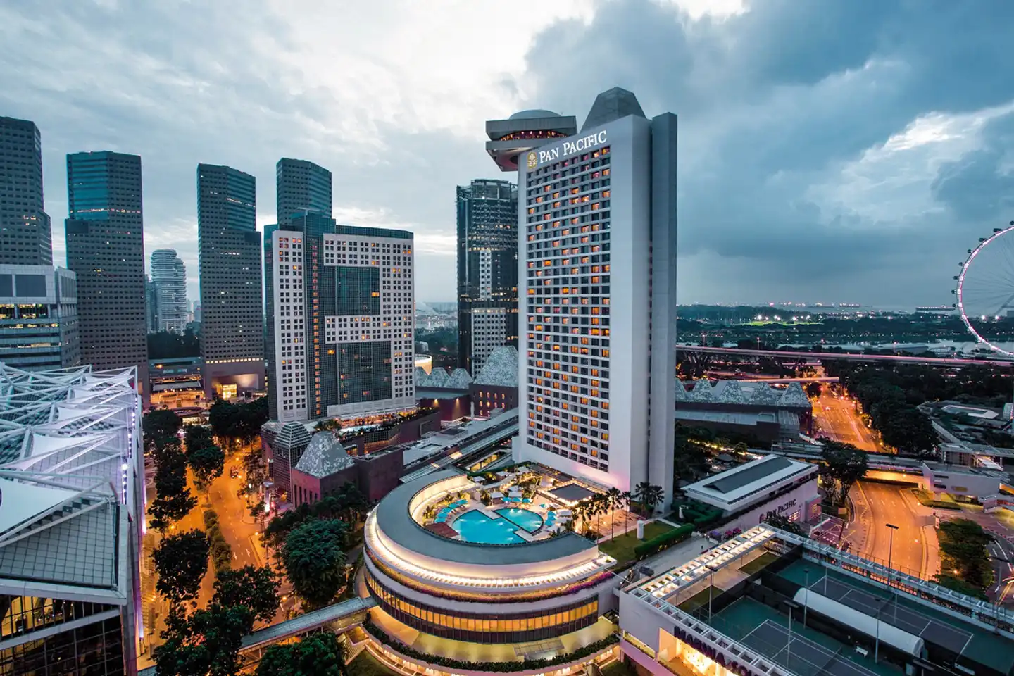 Pan Pacific Singapur Aussenansicht
