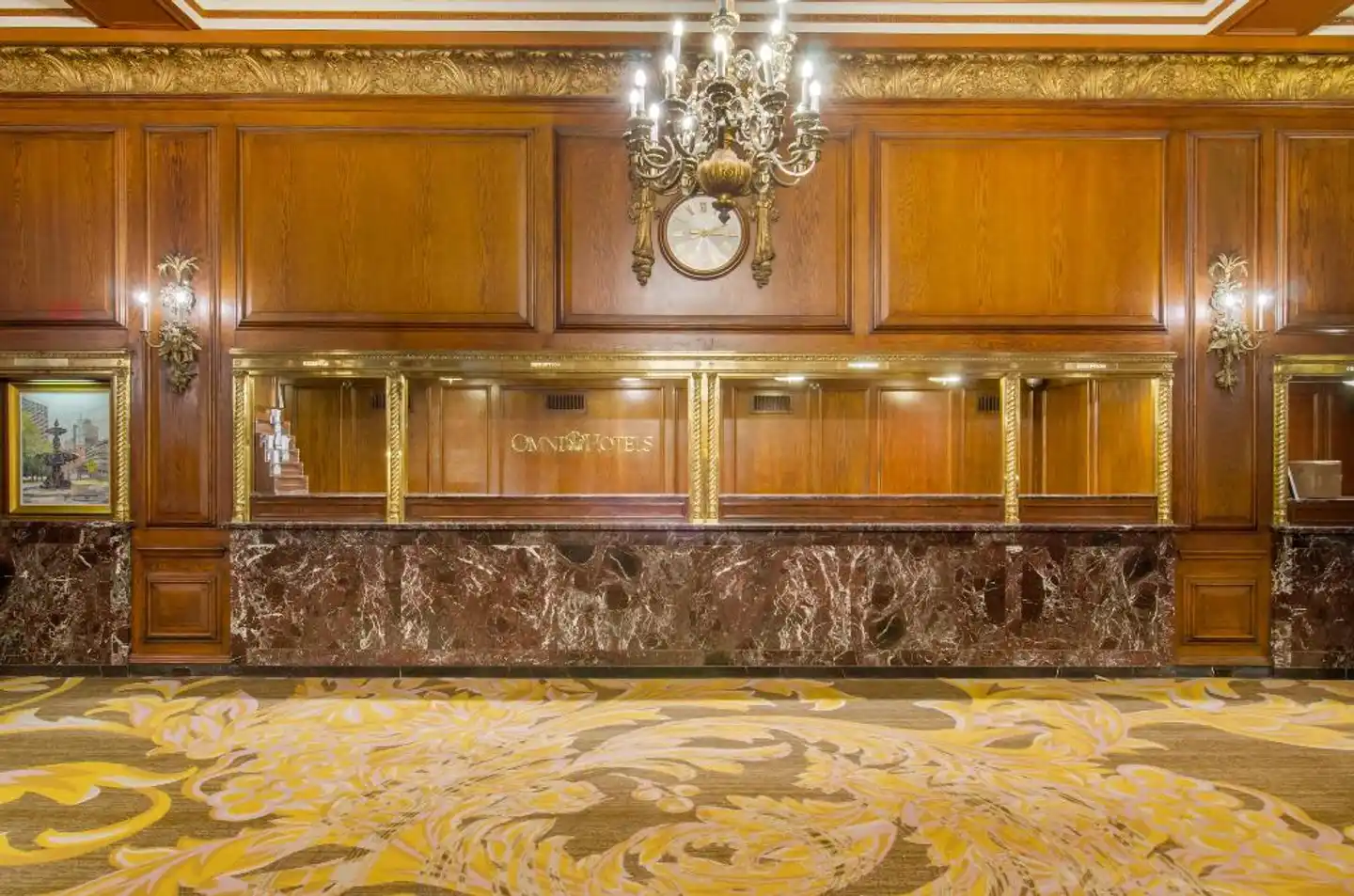 Boston Omni Parker House Hotel Lobby