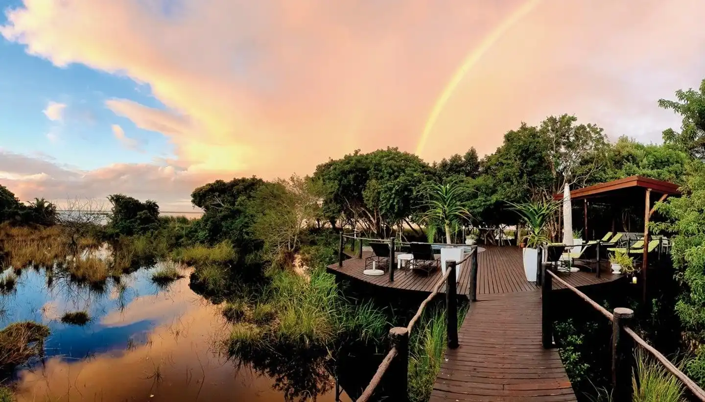 Makakatana Bay Lodge Landschaft