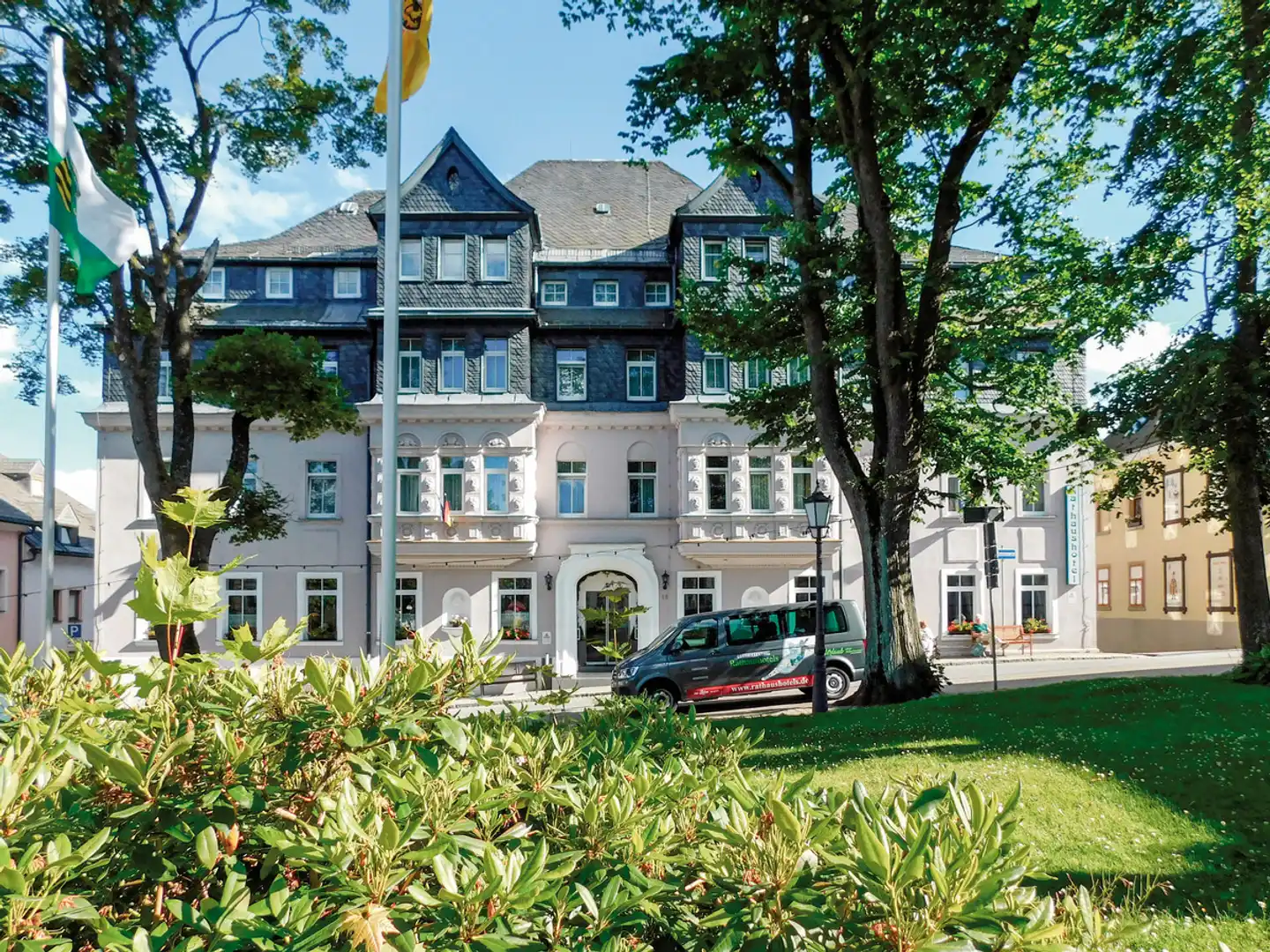 Rathaushotels Oberwiesenthal Aussenansicht