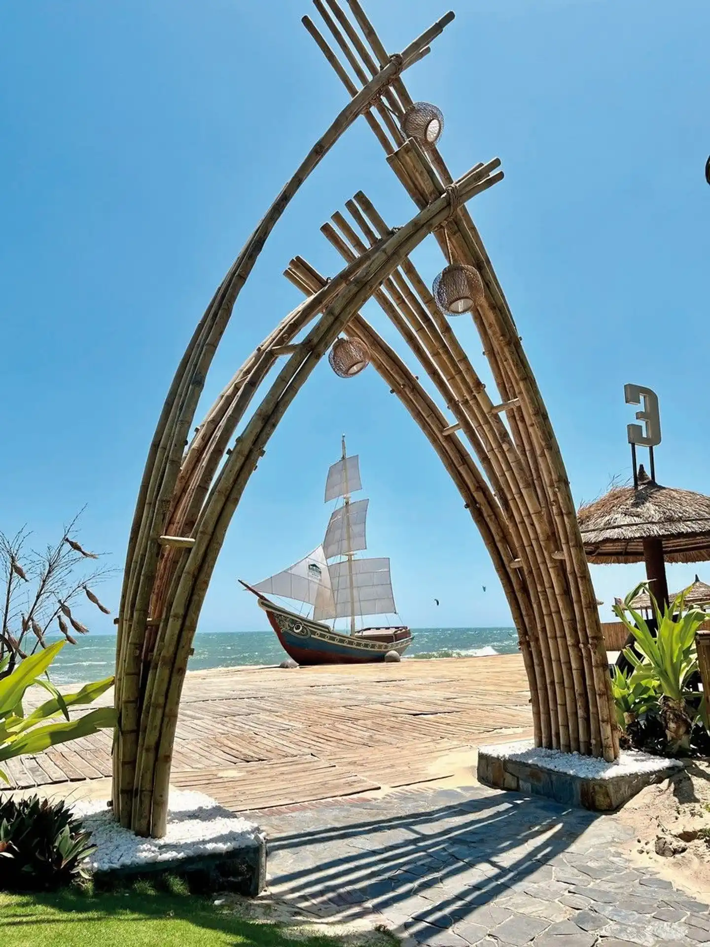 Bamboo Village Beach Resort & Spa Terrasse