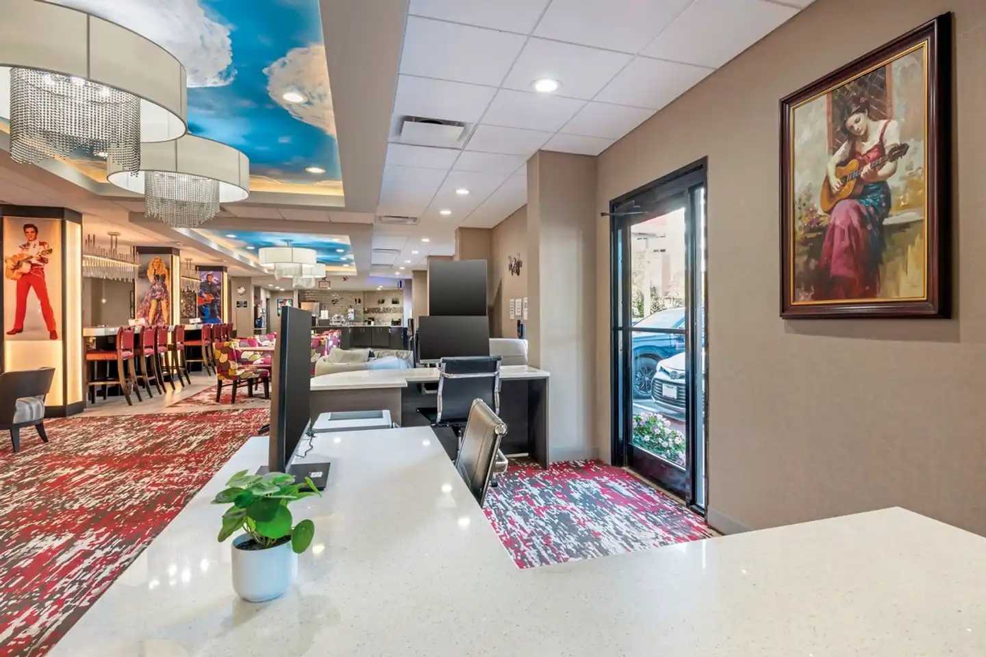 Best Western Plus Music Row Lobby