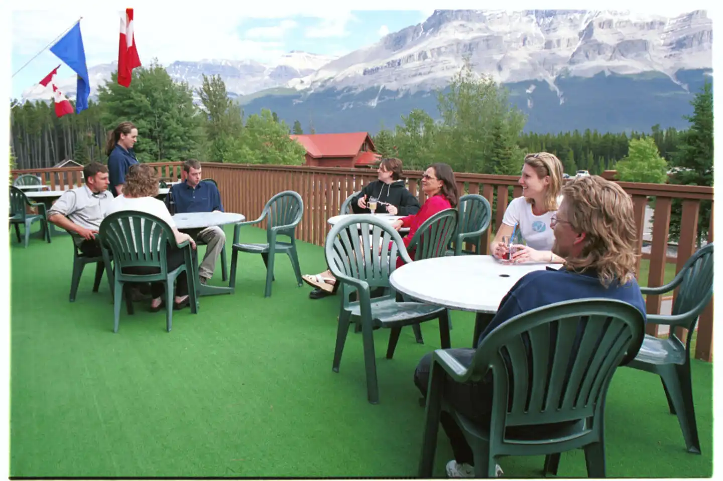 The Crossing Resort Terrasse