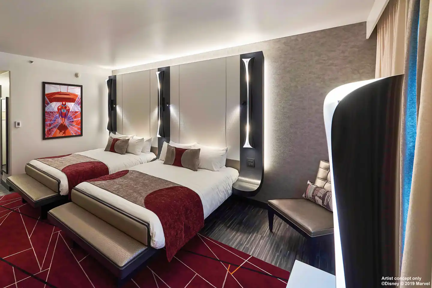 Disney Hotel New York - The Art of Marvel Wohnbeispiel