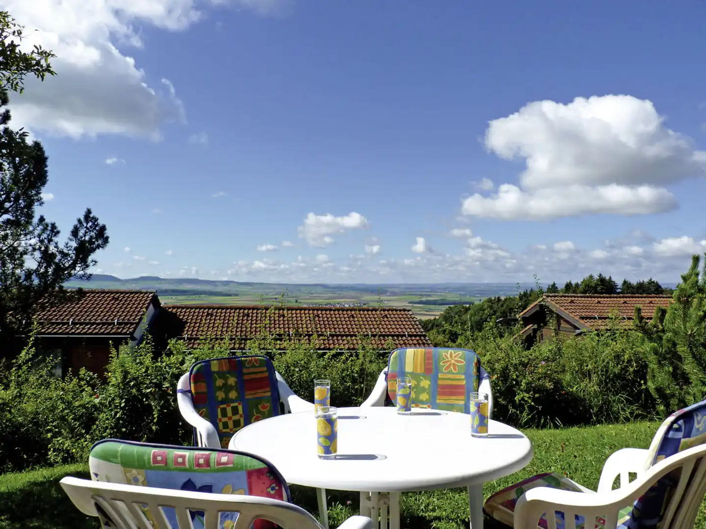 Feriendorf Öfingen Terrasse