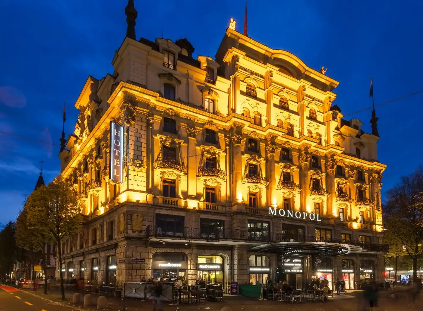 Hotel Monopol Luzern Aussenansicht