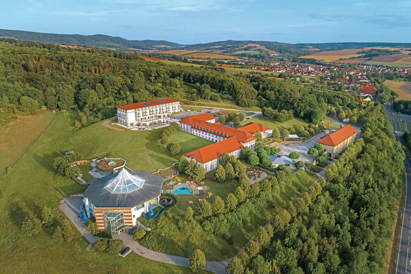 Victor's Residenz-Hotel Teistungenburg Landschaft