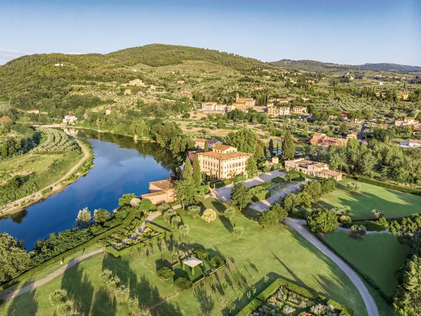 Villa La Massa Landschaft