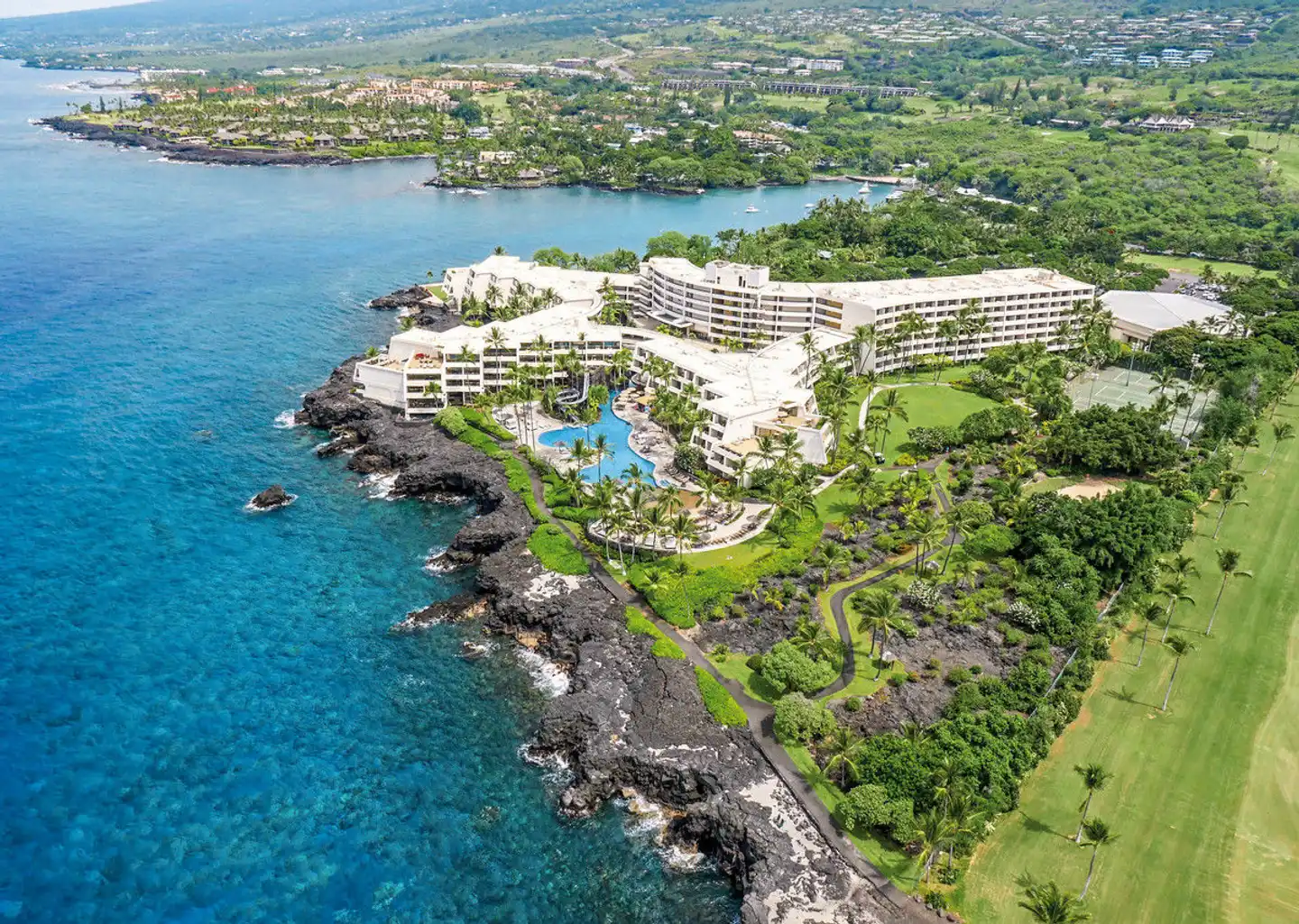 Outrigger Kona Resort and Spa Landschaft