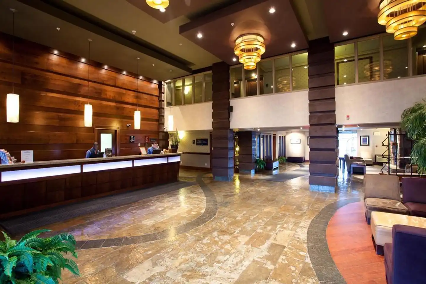 Sandman Hotel Calgary Airport Lobby