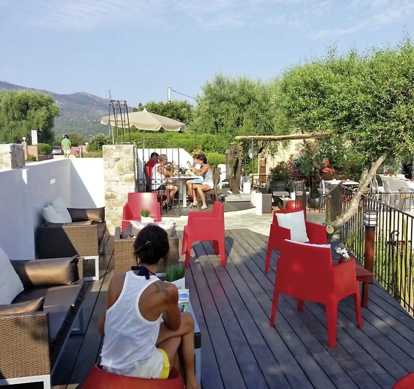 Hotel Funtana Marina Terrasse