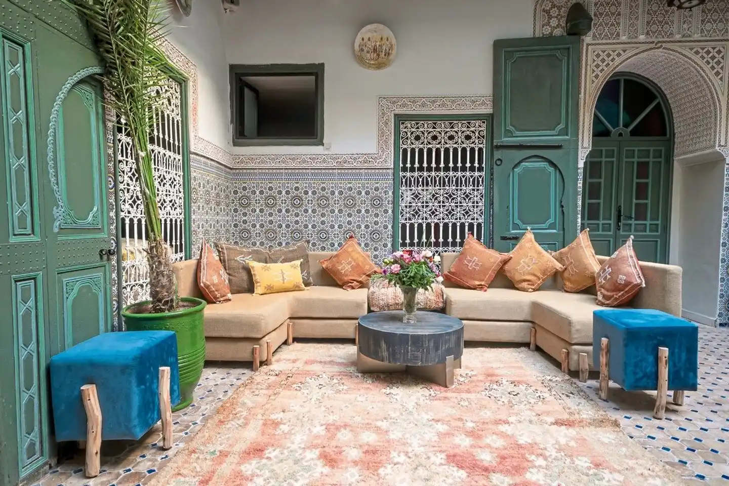Riad Les Oliviers Lobby