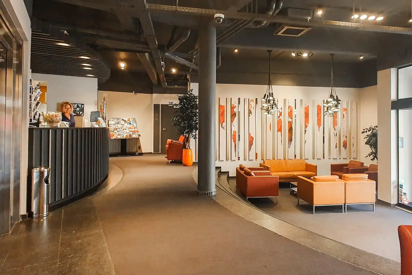 Atlas Hotel Brussels Lobby