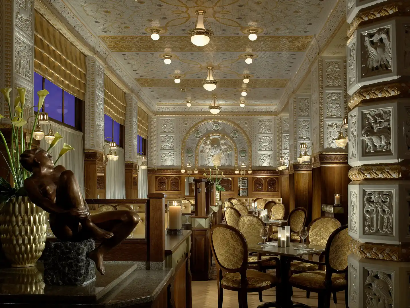 Art Deco Imperial Hotel Lobby