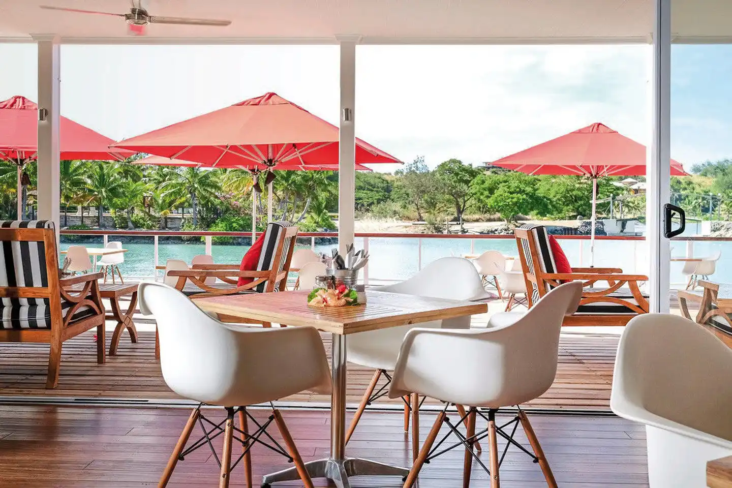 Musket Cove Island Resort & Marina Terrasse