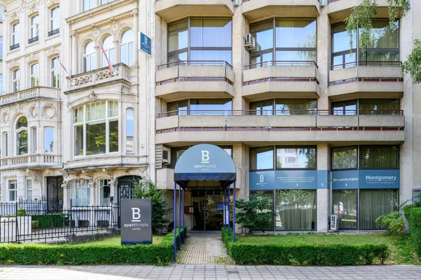 B-Aparthotels Montgomery Aussenansicht