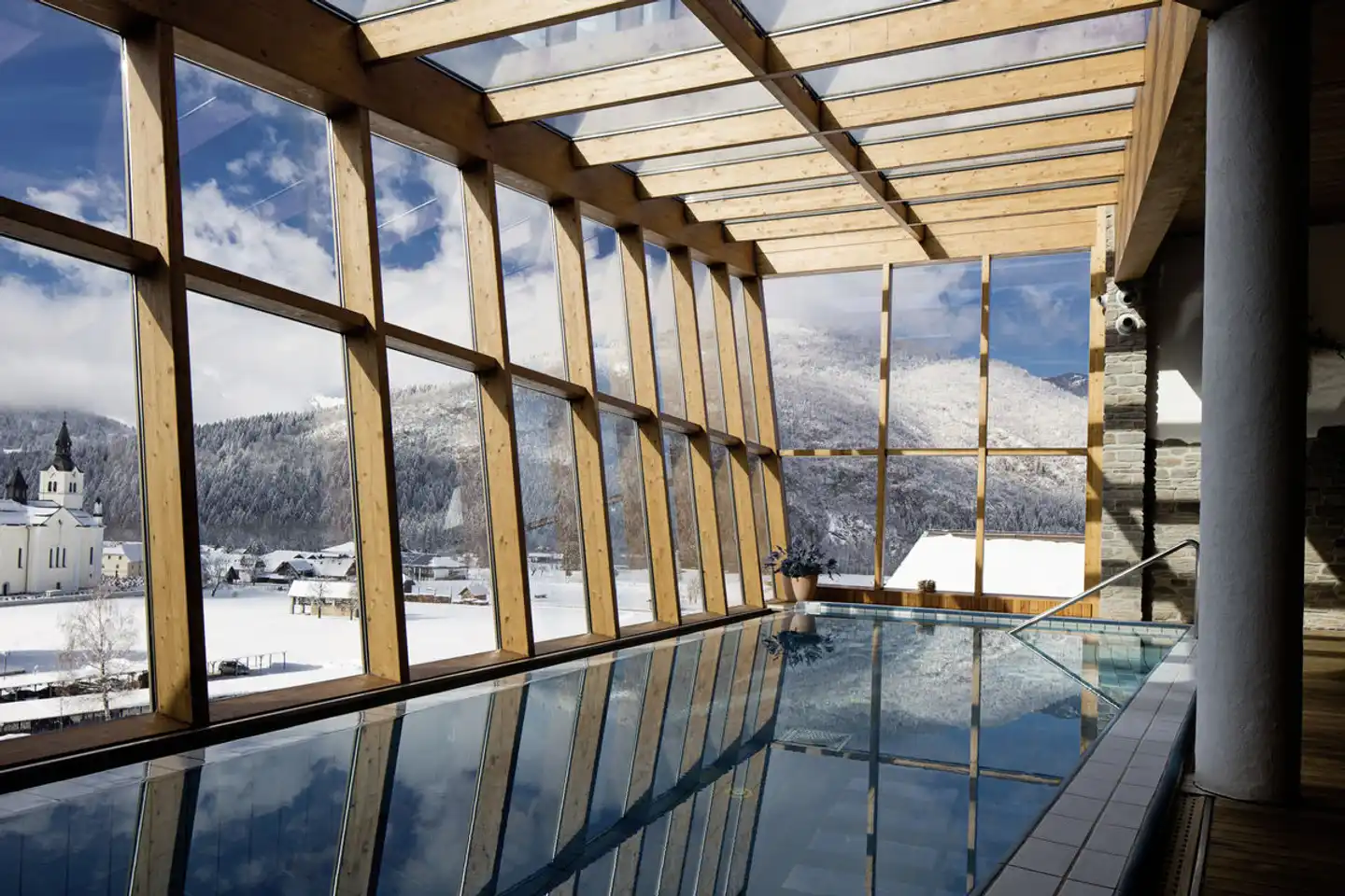 Bohinj Eco Hotel Hallenbad