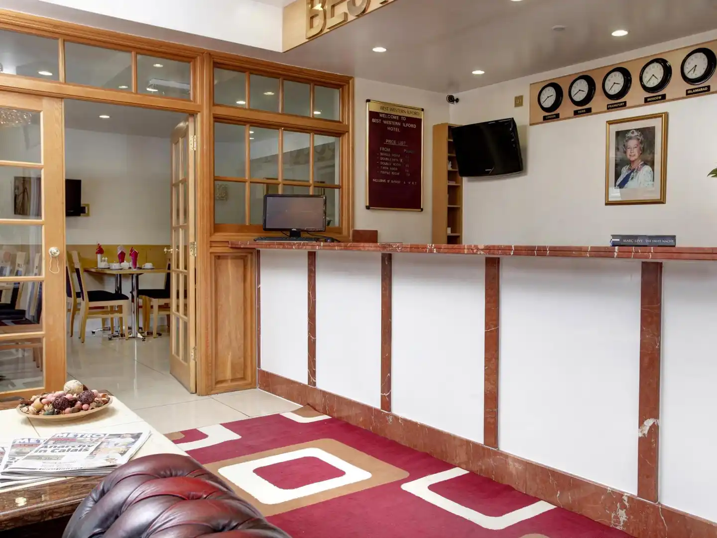 Best Western London Ilford Hotel Lobby