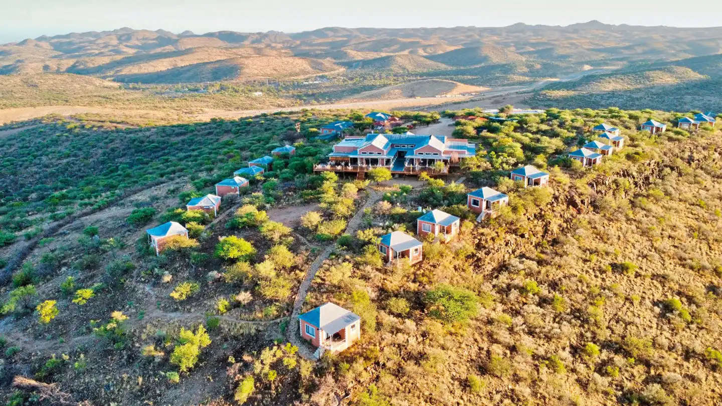 River Crossing Lodge Landschaft