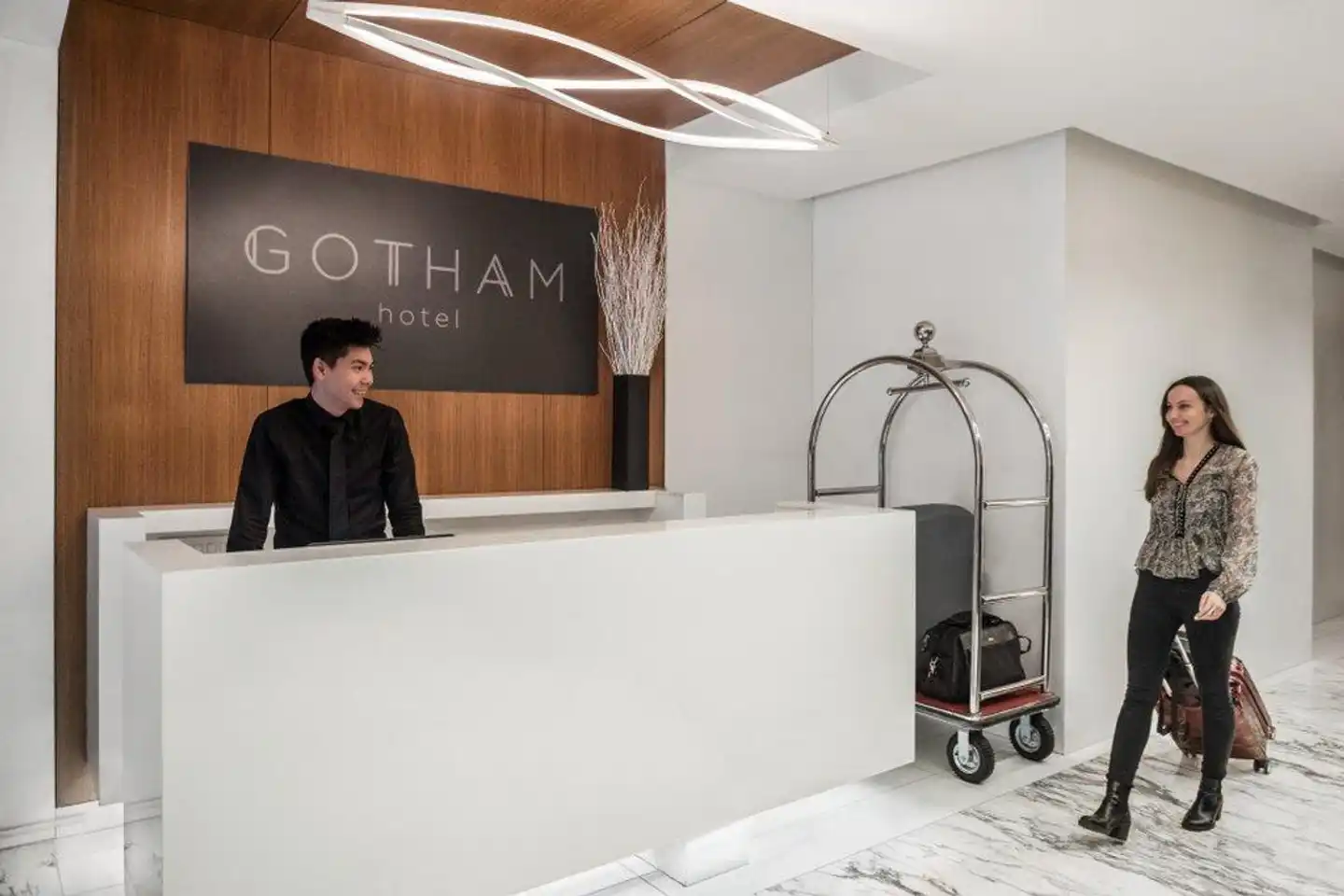 The Gotham Hotel Lobby