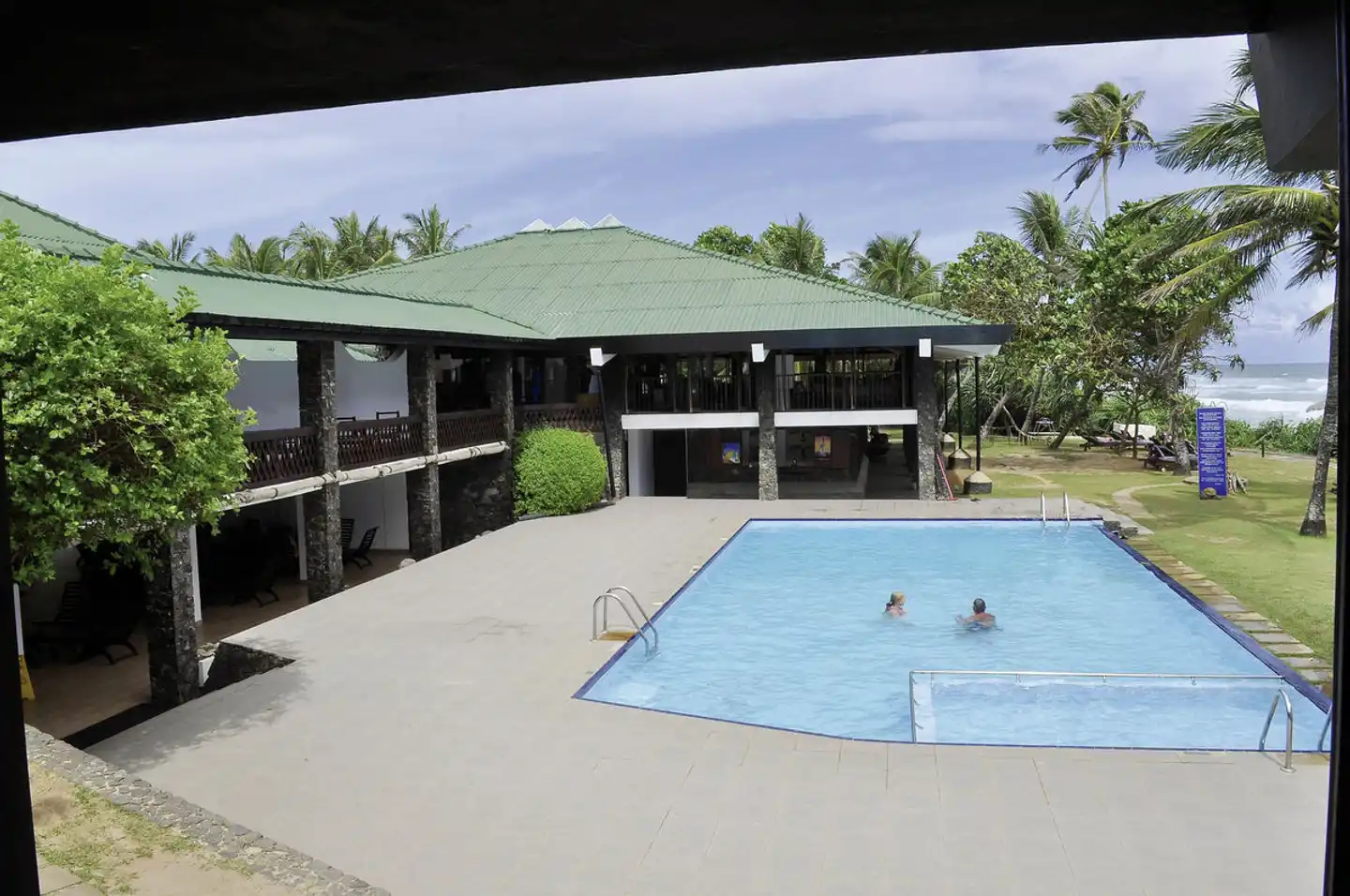 Koggala Beach Hotel Terrasse
