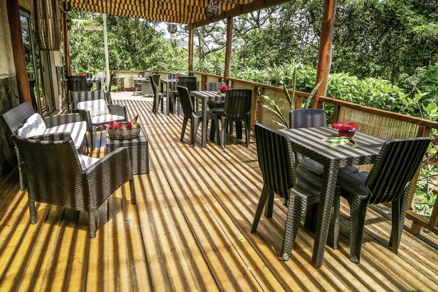 Easter Island Eco Lodge Terrasse