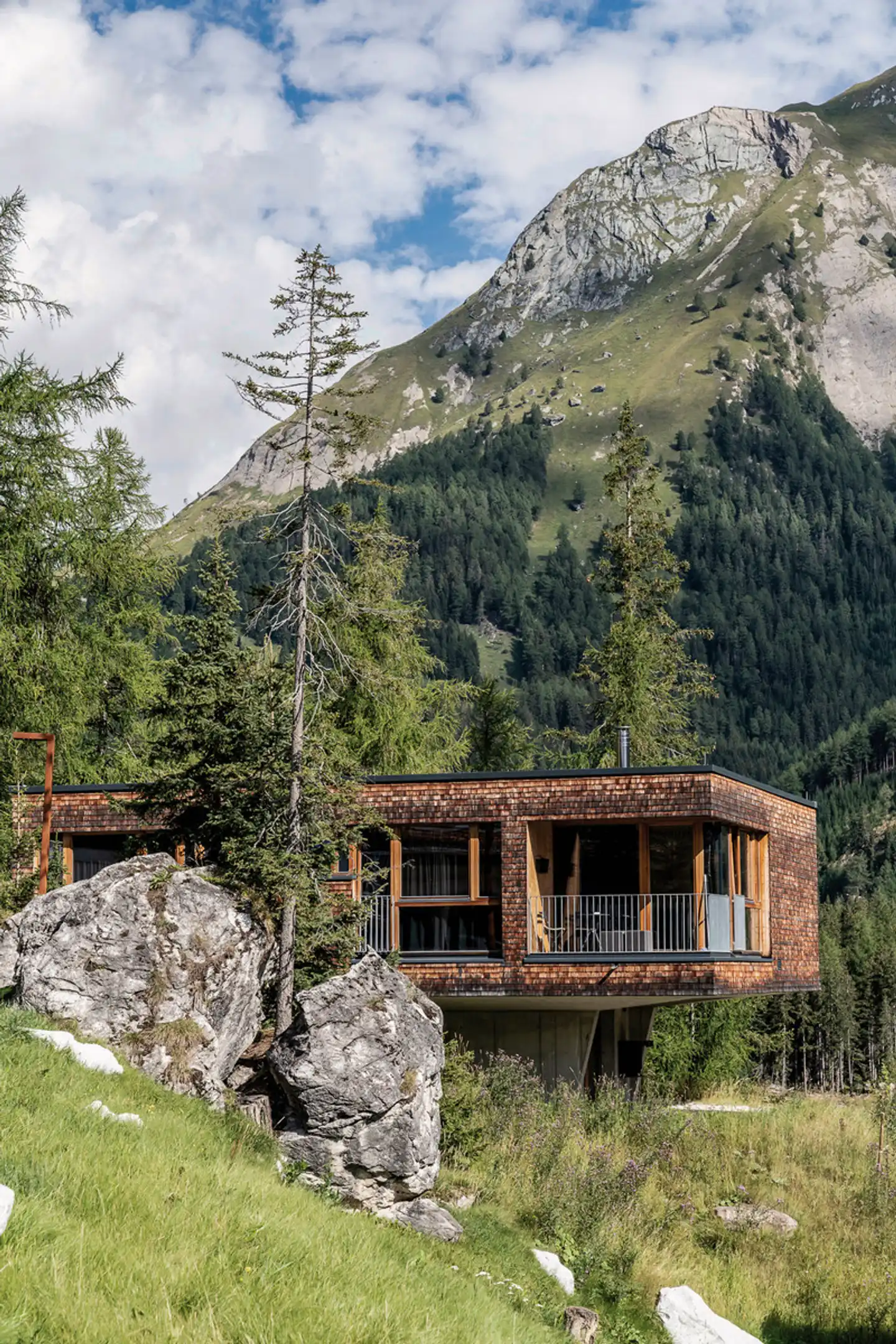 Gradonna Mountain Resort Châlets Aussenansicht