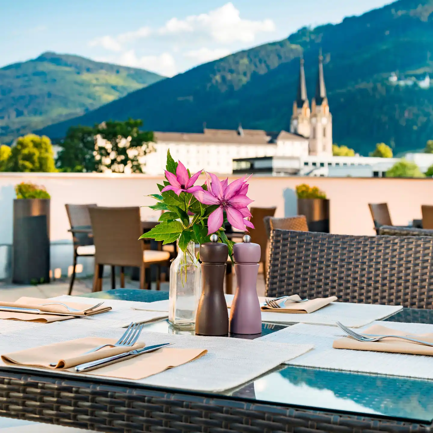 Spirodom Admont Terrasse