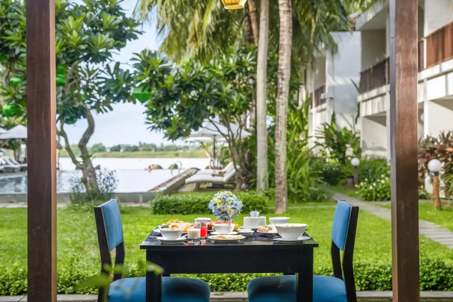 Emerald Hoi An Riverside Resort Garten
