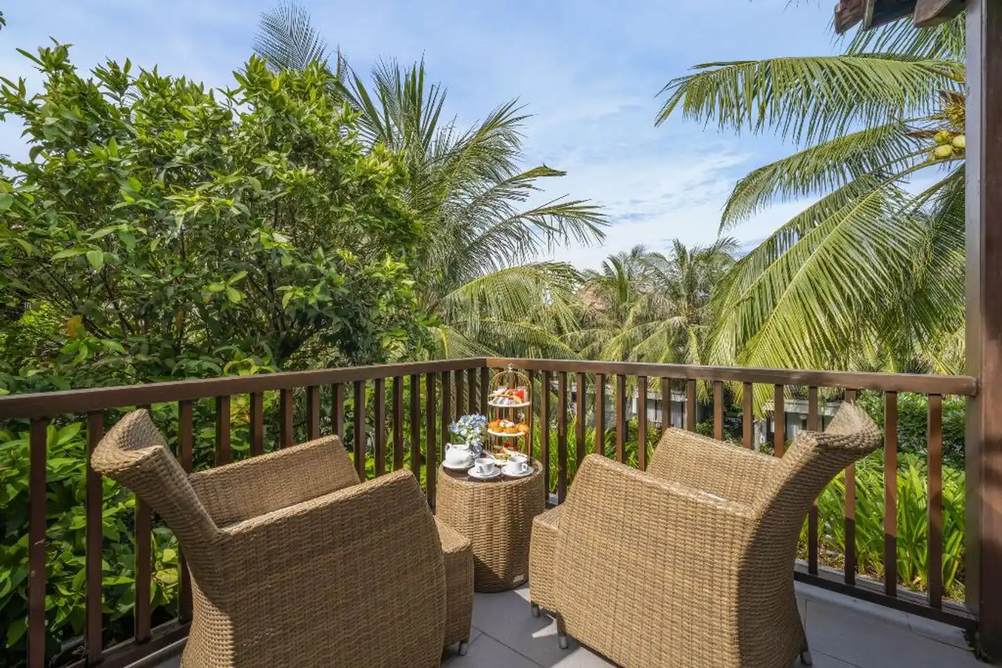Emerald Hoi An Riverside Resort Terrasse
