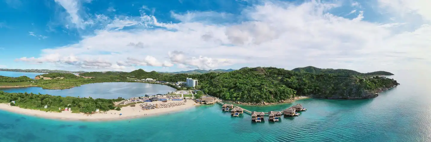 Royalton Antigua Chairman Overwater Bungalow Landschaft