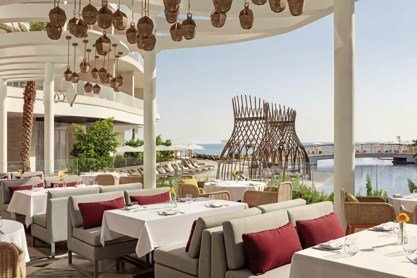 The St. Regis Al Mouj Muscat Resort Terrasse