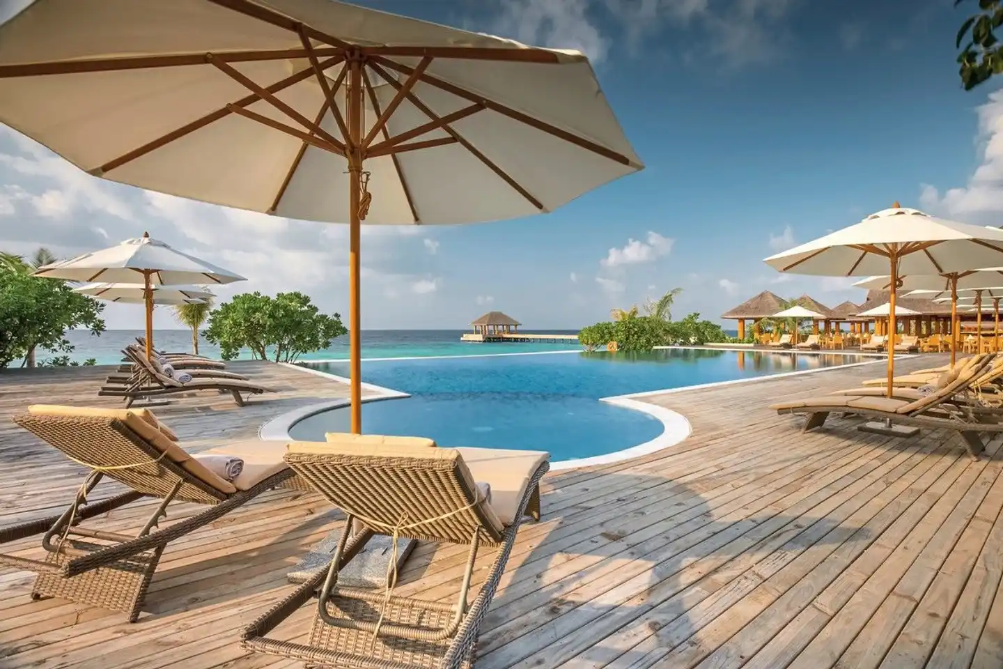 Kudafushi Resort & Spa Terrasse