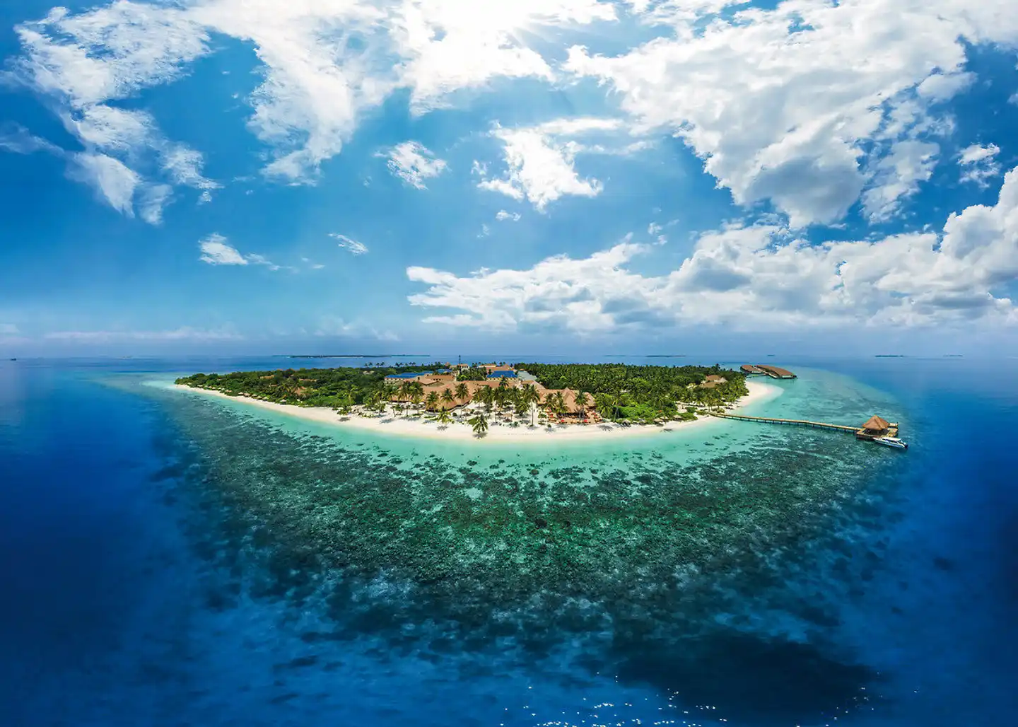 Reethi Faru Resort Landschaft