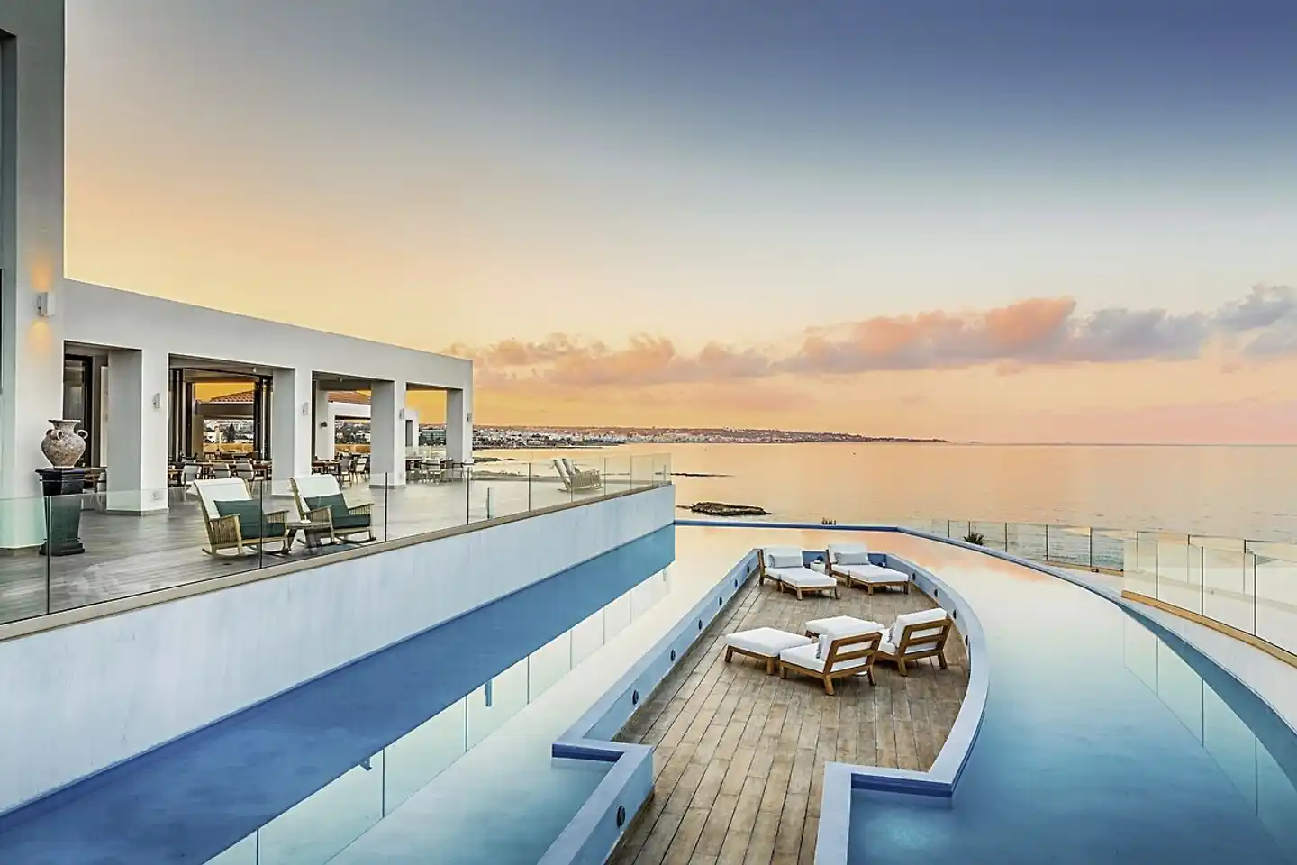 Abaton Island Resort & Spa Terrasse
