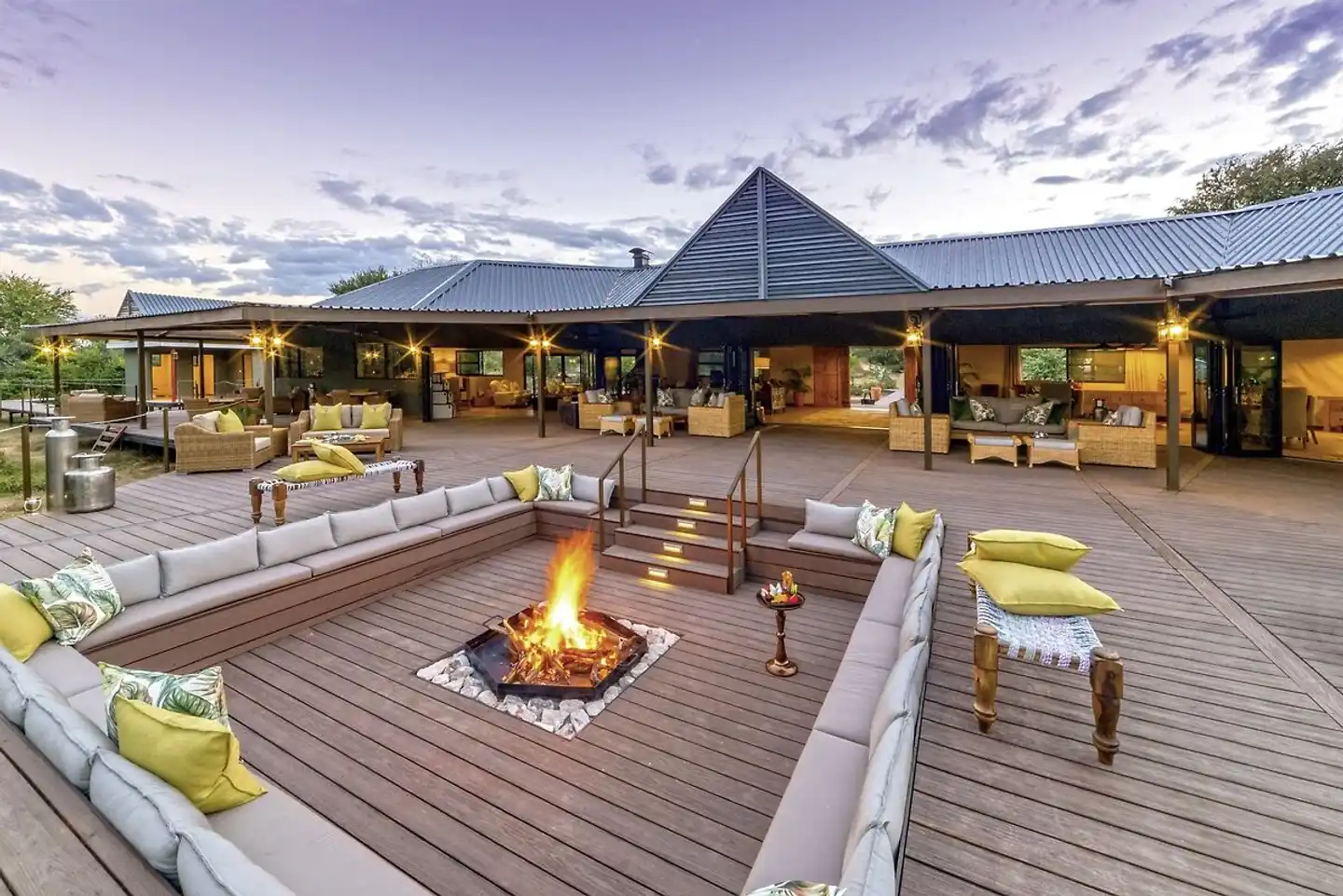 Old Drift Lodge Terrasse