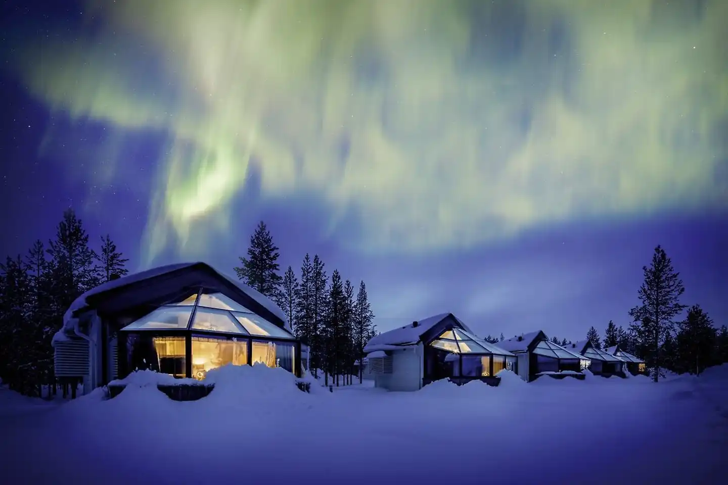Santa's Igloos Arctic Circle Aussenansicht